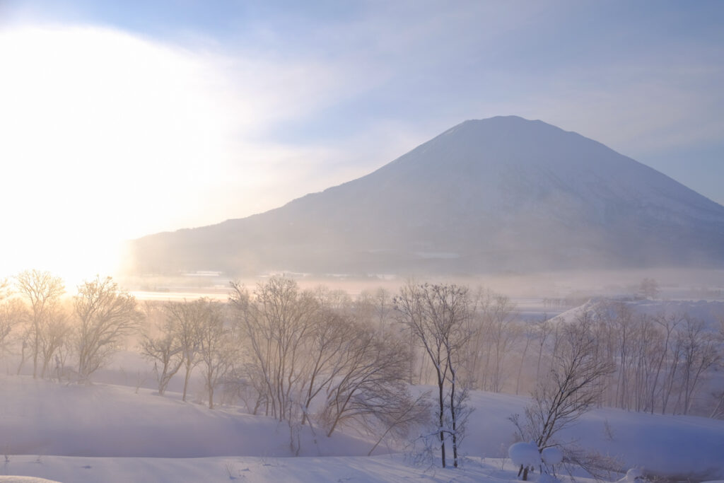 Nisekos beautiful landscapes. Mount Yotei